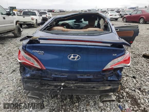 2016 Hyundai Genesis Coupe Ultimate с VIN KMHHU6KJ3GU134743, выставлен на аукционе Copart как лот 88139835 с пробегом Не указан миль и Списание • Salvage title. История ставок и продаж доступна на DreamBid. Изображение 6.