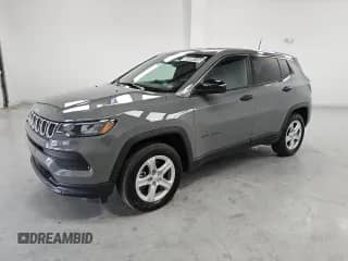 2023 Jeep Compass Sport with VIN 3C4NJDAN0PT520426, listed as a Copart auction lot 58490155 with 39,313 mi miles and Clean title. Bid and sale history available at DreamBid. Image 1.