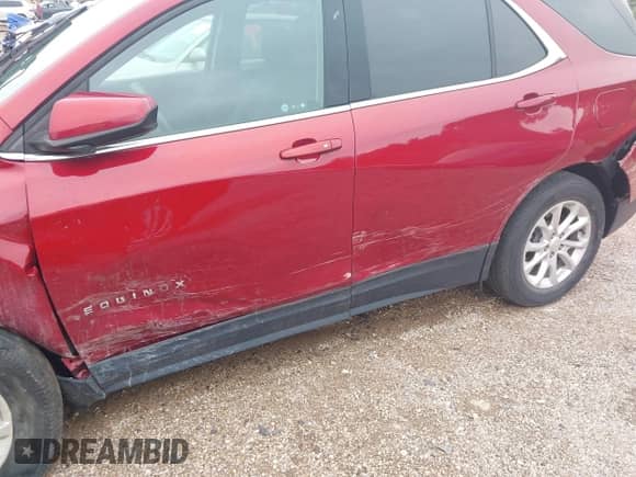 2020 Chevrolet Equinox LT with VIN 3GNAXKEV0LS573663, listed as a IAAI auction lot 43031569 with 63,690 mi miles and . Bid and sale history available at DreamBid. Image 17.