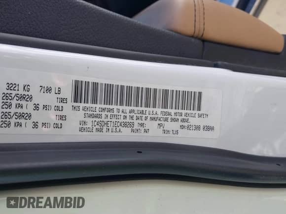 2014 Dodge Durango Citadel с VIN 1C4SDHET1EC438269, выставлен на аукционе IAAI как лот 41628445 с пробегом 144 126 миль миль и . История ставок и продаж доступна на DreamBid. Изображение 9.