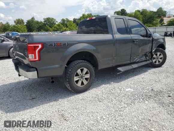 2017 Ford F-150 XL with VIN 1FTEX1E86HFA57978, listed as a Copart auction lot 68430015 with 67,608 mi miles and Salvage title. Bid and sale history available at DreamBid. Image 3.