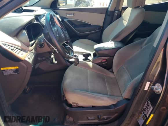 2016 Hyundai Santa Fe with VIN 5XYZU3LB6GG313505, listed as a Copart auction lot 82600275 with 123,026 mi miles and Salvage title. Bid and sale history available at DreamBid. Image 7.