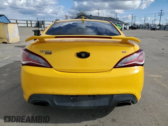 2010 Hyundai Genesis Coupe with VIN KMHHU6KH1AU021846, listed as a Copart auction lot 51446175 with 161,250 mi miles and Salvage title. Bid and sale history available at DreamBid. Image 6.