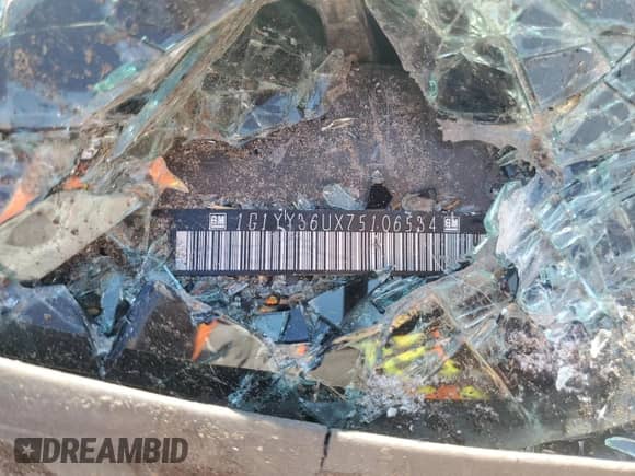 2007 Chevrolet Corvette with VIN 1G1YY36UX75106534, listed as a Copart auction lot 80253664 with Not provided miles and Salvage title. Bid and sale history available at DreamBid. Image 12.