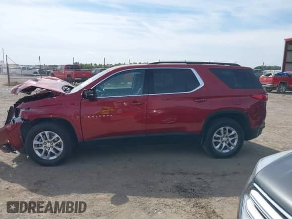 2021 Chevrolet Traverse LT Cloth z VIN 1GNEVGKW6MJ240355, wystawiony jako IAAI lot #43337703 z przebiegiem 38 563 mil mil oraz . Historia ofert i sprzedaży dostępna na DreamBid. Obrazek 15.