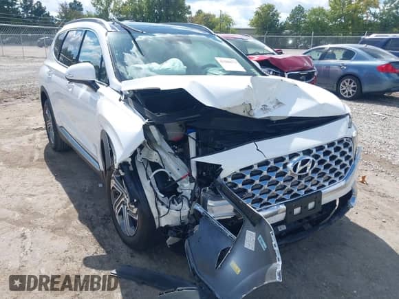 2023 Hyundai Santa Fe SEL with VIN 5NMS34AJ0PH636636, listed as a IAAI auction lot 43206173 with 16,736 mi miles and . Bid and sale history available at DreamBid. Image 6.