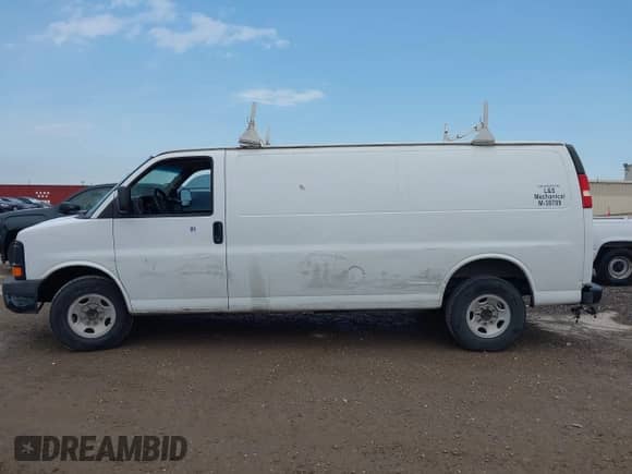 2014 Chevrolet Express Cargo with VIN 1GCZGUCG7E1126151, listed as a IAAI auction lot 42343202 with 334,235 mi miles and . Bid and sale history available at DreamBid. Image 14.