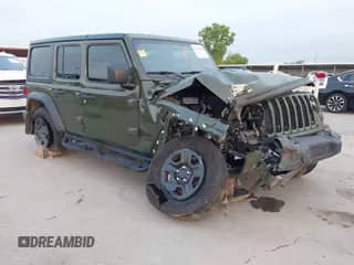 2024 Jeep Wrangler Sport S с VIN 1C4PJXDN3RW157655, выставлен на аукционе IAAI как лот 42325695 с пробегом 16 279 миль миль и . История ставок и продаж доступна на DreamBid. Изображение 1.