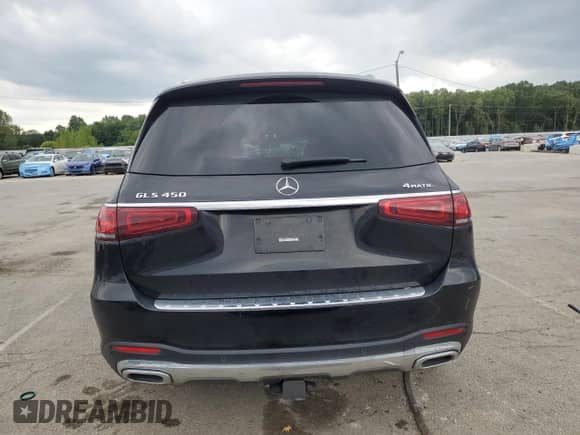 2023 Mercedes-Benz GLS 450 with VIN 4JGFF5KE5PA996314, listed as a Copart auction lot 69310895 with 22,875 mi miles and Salvage title. Bid and sale history available at DreamBid. Image 6.
