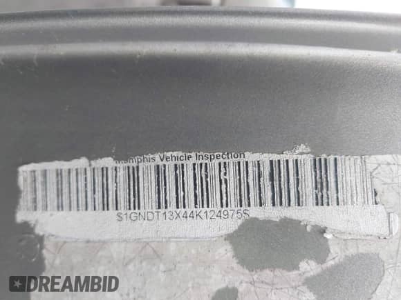 2004 Chevrolet Blazer LS z VIN 1GNDT13X44K124975, wystawiony jako IAAI lot #42881375 z przebiegiem 135 100 mil mil oraz . Historia ofert i sprzedaży dostępna na DreamBid. Obrazek 9.