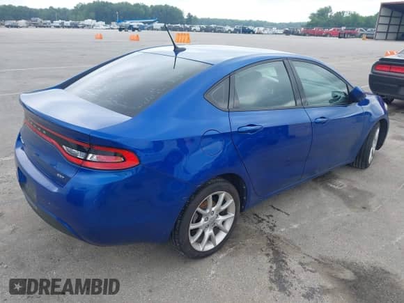 2013 Dodge Dart SXT with VIN 1C3CDFBAXDD104833, listed as a IAAI auction lot 42522336 with 151,104 mi miles and . Bid and sale history available at DreamBid. Image 4.