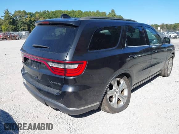 2014 Dodge Durango Limited with VIN 1C4RDJDG9EC468632, listed as a IAAI auction lot 43379755 with 190,915 mi miles and . Bid and sale history available at DreamBid. Image 4.