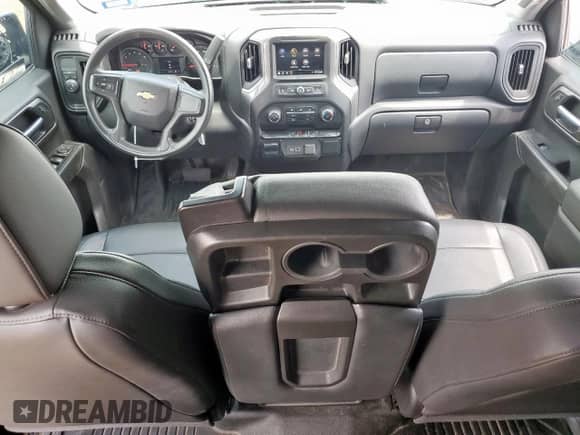 2021 Chevrolet Silverado 1500 Work Truck z VIN 3GCPWAEF9MG114967, wystawiony jako Copart lot #59685445 z przebiegiem 110 720 mil mil oraz Szkoda całkowita • Salvage title. Historia ofert i sprzedaży dostępna na DreamBid. Obrazek 8.