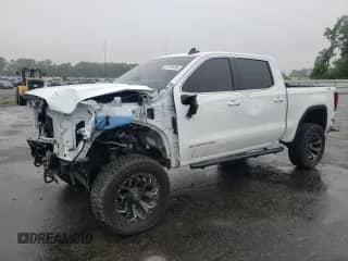 2024 GMC Sierra 1500 SLE with VIN 1GTUUBED7RZ106807, listed as a Copart auction lot 57156495 with Not provided miles and Salvage title. Bid and sale history available at DreamBid. Image 1.