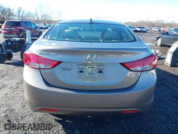 2013 Hyundai Elantra GLS with VIN 5NPDH4AE0DH396788, listed as a IAAI auction lot 41216205 with 40,749 mi miles and . Bid and sale history available at DreamBid. Image 16.