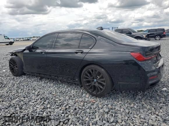 2021 BMW 7 Series 740i z VIN WBA7T2C01MCF78660, wystawiony jako Copart lot #59582205 z przebiegiem 51 868 mil mil oraz Szkoda całkowita • Salvage title. Historia ofert i sprzedaży dostępna na DreamBid. Obrazek 2.