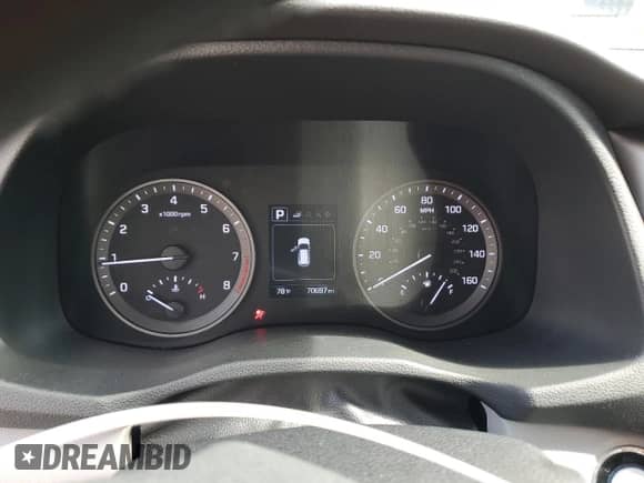 2018 Hyundai Tucson Sport with VIN KM8J3CAL6JU770182, listed as a Copart auction lot 70668785 with 70,697 mi miles and Salvage title. Bid and sale history available at DreamBid. Image 9.