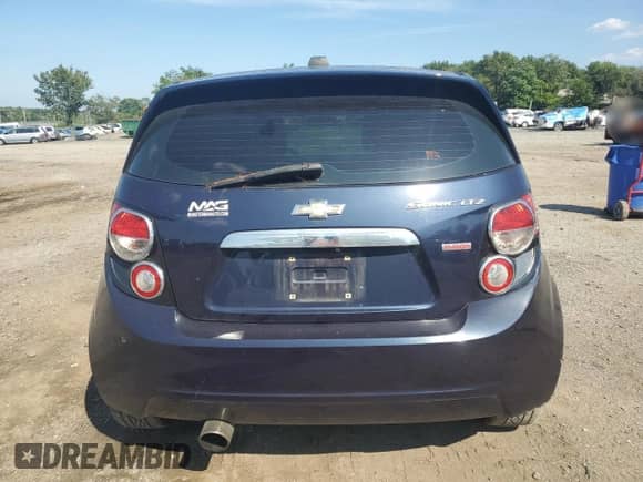 2016 Chevrolet Sonic LTZ with VIN 1G1JE6SB6G4144106, listed as a Copart auction lot 66319735 with 135,530 mi miles and Salvage title. Bid and sale history available at DreamBid. Image 6.