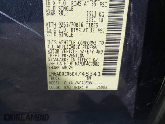 2014 Nissan Frontier SV с VIN 1N6AD0ER6EN748341, выставлен на аукционе IAAI как лот 42546232 с пробегом 54 248 миль миль и . История ставок и продаж доступна на DreamBid. Изображение 9.