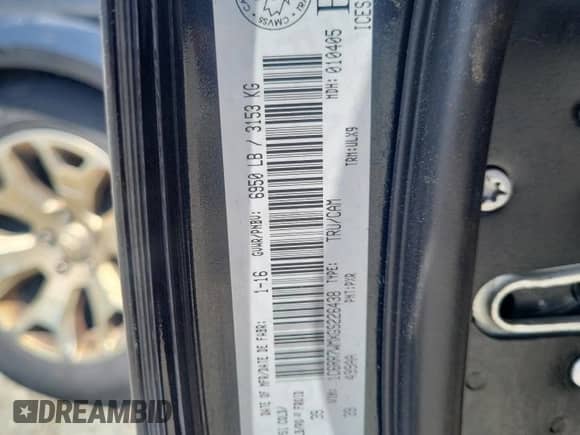 2016 Ram 1500 Longhorn z VIN 1C6RR7WMXGS226438, wystawiony jako Copart lot #62352395 z przebiegiem Nie podano mil oraz Szkoda całkowita • Salvage title. Historia ofert i sprzedaży dostępna na DreamBid. Obrazek 12.