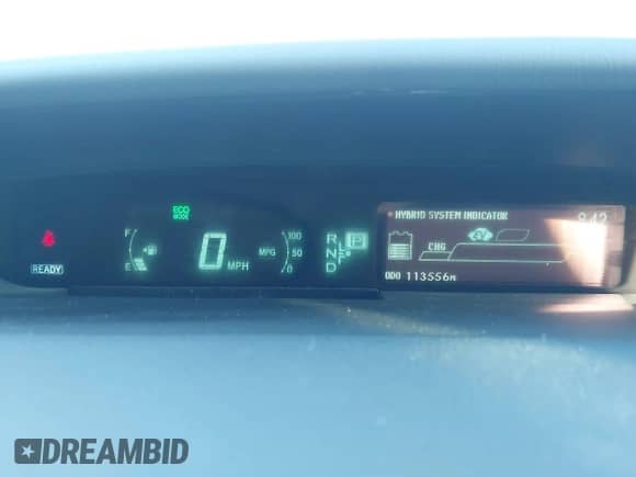 2014 Toyota Prius Three z VIN JTDKN3DU4E0371999, wystawiony jako IAAI lot #43441647 z przebiegiem 113 556 mil mil oraz . Historia ofert i sprzedaży dostępna na DreamBid. Obrazek 7.