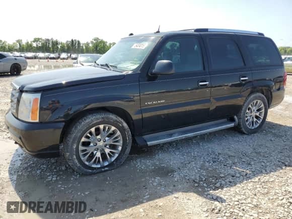 2005 Cadillac Escalade z VIN 1GYEC63N75R200538, wystawiony jako Copart lot #54240155 z przebiegiem 226 861 mil mil oraz Szkoda całkowita • Salvage title. Historia ofert i sprzedaży dostępna na DreamBid. Obrazek 1.
