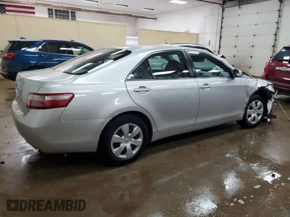 2008 Toyota Camry XLE with VIN 4T1BE46K08U750606, listed as a Copart auction lot 80092655 with 101,095 mi miles and Salvage title. Bid and sale history available at DreamBid. Image 3.