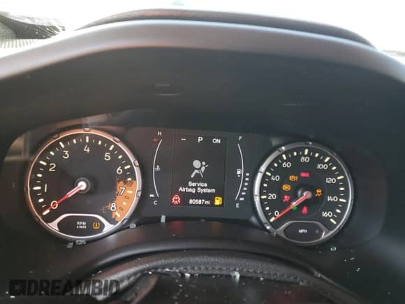 2018 Jeep Renegade Altitude with VIN ZACCJABB0JPH39718, listed as a Copart auction lot 80542675 with 80,587 mi miles and Salvage title. Bid and sale history available at DreamBid. Image 9.