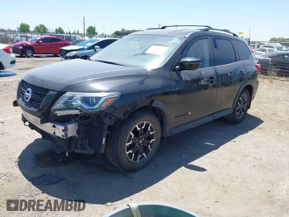 2020 Nissan Pathfinder SV with VIN 5N1DR2BN3LC624191, listed as a IAAI auction lot 42322357 with 129,324 mi miles and . Bid and sale history available at DreamBid. Image 17.