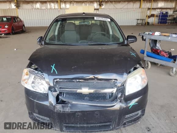 2011 Chevrolet Aveo 1LT with VIN KL1TD5DE6BB137608, listed as a Copart auction lot 80528495 with 115,084 mi miles and Salvage title. Bid and sale history available at DreamBid. Image 5.