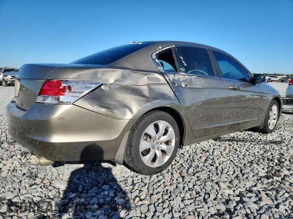 2009 Honda Accord EX-L with VIN 1HGCP26859A111623, listed as a Copart auction lot 86449485 with 209,794 mi miles and Salvage title. Bid and sale history available at DreamBid. Image 3.