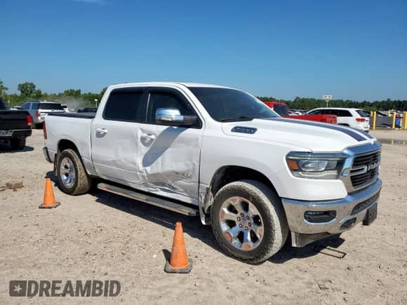 2021 Ram 1500 Lone Star z VIN 1C6RREFT7MN661973, wystawiony jako Copart lot #71277265 z przebiegiem 98 114 mil mil oraz Szkoda całkowita • Salvage title. Historia ofert i sprzedaży dostępna na DreamBid. Obrazek 4.