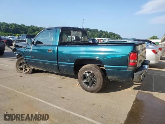 1996 Dodge 1500 with VIN 1B7HC16Y0TS699460, listed as a Copart auction lot 63473675 with 172,227 mi miles and Salvage title. Bid and sale history available at DreamBid. Image 2.