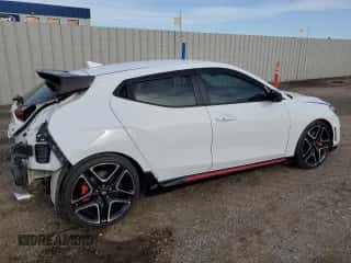 2022 Hyundai Veloster z VIN KMHT36AH5NU015486, wystawiony jako Copart lot #55395744 z przebiegiem 11 434 mil mil oraz Szkoda całkowita • Salvage title. Historia ofert i sprzedaży dostępna na DreamBid. Obrazek 3.