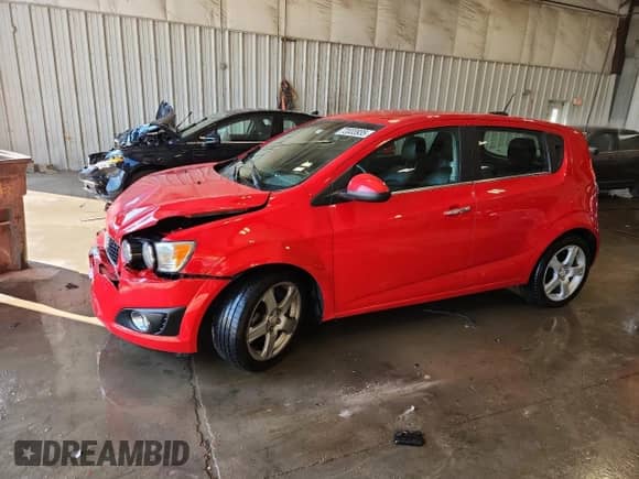 2015 Chevrolet Sonic LTZ with VIN 1G1JE6SB4F4109904, listed as a Copart auction lot 72033935 with 129,375 mi miles and Non repairable. Bid and sale history available at DreamBid. Image 1.