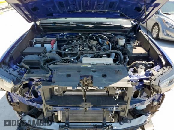 2024 Toyota Tacoma SR5 with VIN 3TMKB5FN4RM019129, listed as a Copart auction lot 80289065 with 15,581 mi miles and Salvage title. Bid and sale history available at DreamBid. Image 11.