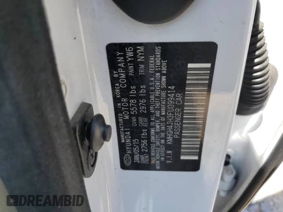 2015 Hyundai Equus Signature z VIN KMHGH4JH3FU099414, wystawiony jako Copart lot #53717325 z przebiegiem 133 561 mil mil oraz Szkoda całkowita • Salvage title. Historia ofert i sprzedaży dostępna na DreamBid. Obrazek 12.