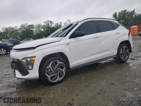 2024 Hyundai Kona N Line with VIN KM8HACA30RU174307, listed as a Copart auction lot 56714295 with 12,788 mi miles and Salvage title. Bid and sale history available at DreamBid. Image 1.