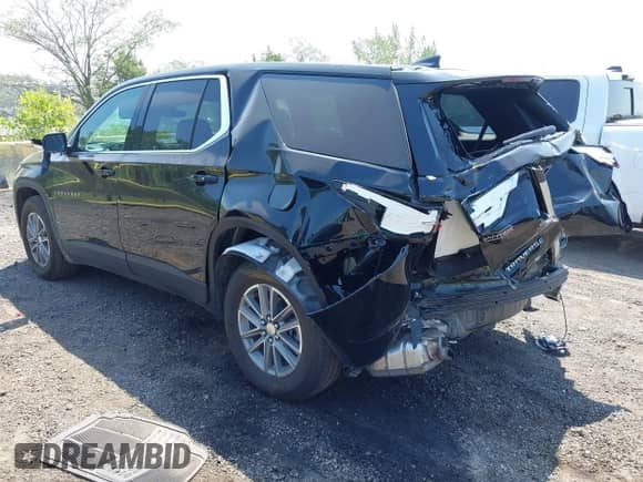 2023 Chevrolet Traverse LS z VIN 1GNERFKW3PJ310056, wystawiony jako IAAI lot #42770857 z przebiegiem 8 302 mil mil oraz . Historia ofert i sprzedaży dostępna na DreamBid. Obrazek 3.