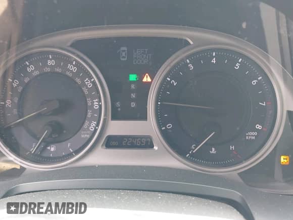 2008 Lexus IS 350 with VIN JTHBE262685018305, listed as a IAAI auction lot 42704629 with 224,697 mi miles and . Bid and sale history available at DreamBid. Image 7.