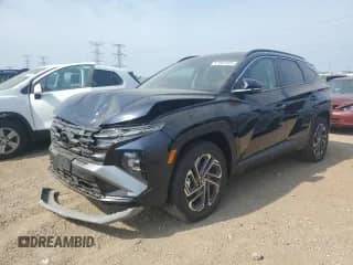 2025 Hyundai Tucson Limited с VIN KM8JEDD15SU340056, выставлен на аукционе Copart как лот 67381035 с пробегом 739 миль миль и Списание • Salvage title. История ставок и продаж доступна на DreamBid. Изображение 1.