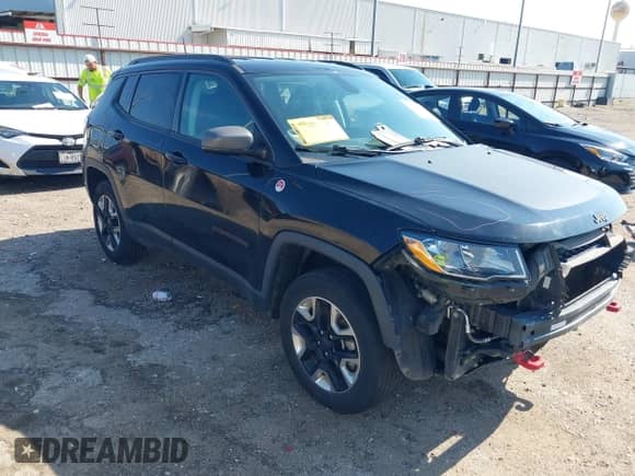 2018 Jeep Compass Trailhawk с VIN 3C4NJDDBXJT403901, выставлен на аукционе IAAI как лот 43123640 с пробегом 103 211 миль миль и . История ставок и продаж доступна на DreamBid. Изображение 1.