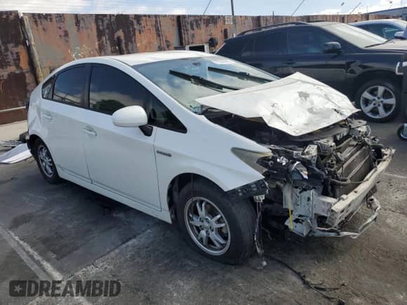 2011 Toyota Prius I with VIN JTDKN3DU7B5342933, listed as a Copart auction lot 71284945 with 245,765 mi miles and Salvage title. Bid and sale history available at DreamBid. Image 4.
