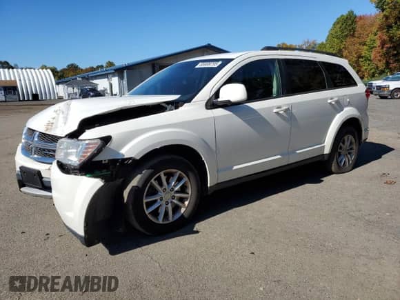 2015 Dodge Journey SXT with VIN 3C4PDDBG3FT613276, listed as a Copart auction lot 85899795 with 151,311 mi miles and Salvage title. Bid and sale history available at DreamBid. Image 1.
