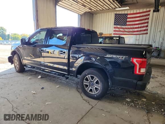 2017 Ford F-150 XL с VIN 1FTEW1EP8HFB19505, выставлен на аукционе Copart как лот 80334555 с пробегом 175 622 миль миль и На запчасти • Non repairable. История ставок и продаж доступна на DreamBid. Изображение 2.