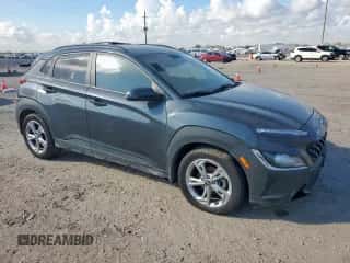 2022 Hyundai Kona SEL with VIN KM8K32AB6NU928211, listed as a Copart auction lot 85538975 with 107,207 mi miles and Clean title. Bid and sale history available at DreamBid. Image 4.