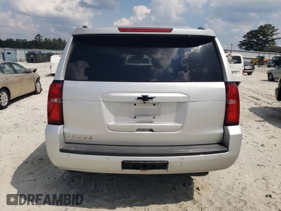 2020 Chevrolet Tahoe LT with VIN 1GNSKBKC5LR247687, listed as a Copart auction lot 80692975 with Not provided miles and Salvage title. Bid and sale history available at DreamBid. Image 6.