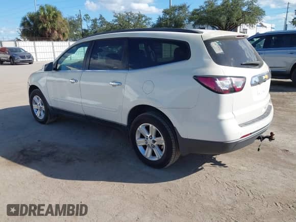2014 Chevrolet Traverse LT with VIN 1GNKRGKD1EJ342508, listed as a IAAI auction lot 43434525 with 169,068 mi miles and . Bid and sale history available at DreamBid. Image 3.