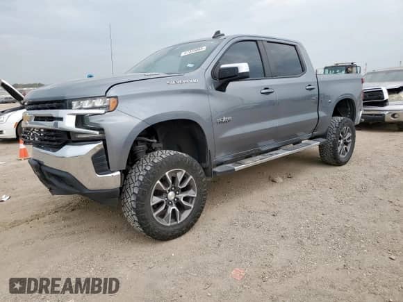 2021 Chevrolet Silverado 1500 LT with VIN 3GCPWCET0MG224114, listed as a Copart auction lot 67335065 with 93,165 mi miles and Salvage title. Bid and sale history available at DreamBid. Image 1.