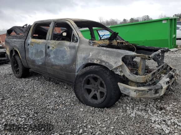 2020 Ram 1500 Longhorn with VIN 1C6SRFKM2LN201396, listed as a Copart auction lot 45099075 with Not provided miles and Non repairable. Bid and sale history available at DreamBid. Image 4.